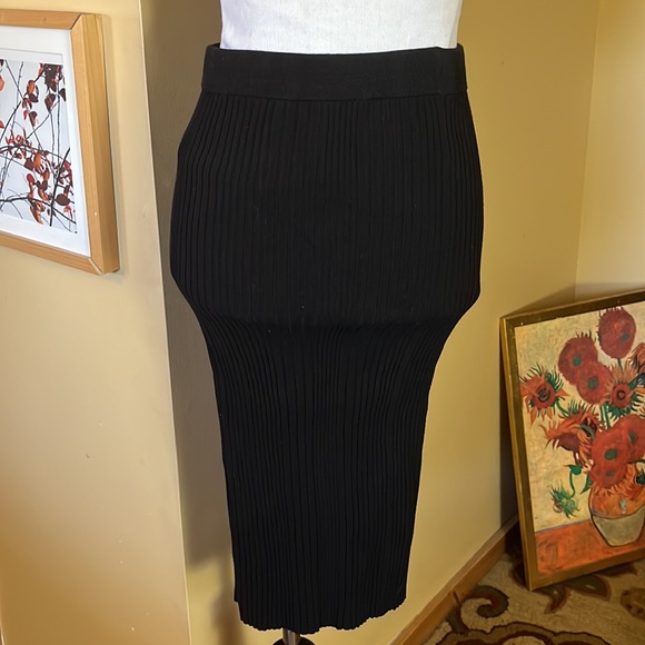REBECCA TAYLOR Soze Medium Sweater Skirt Ribbed Pull-On Tube Stretchy  $358 NEW - Picture 17 of 17